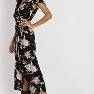 Auguste 'The Muse Isabella' floral wrap midi dress
